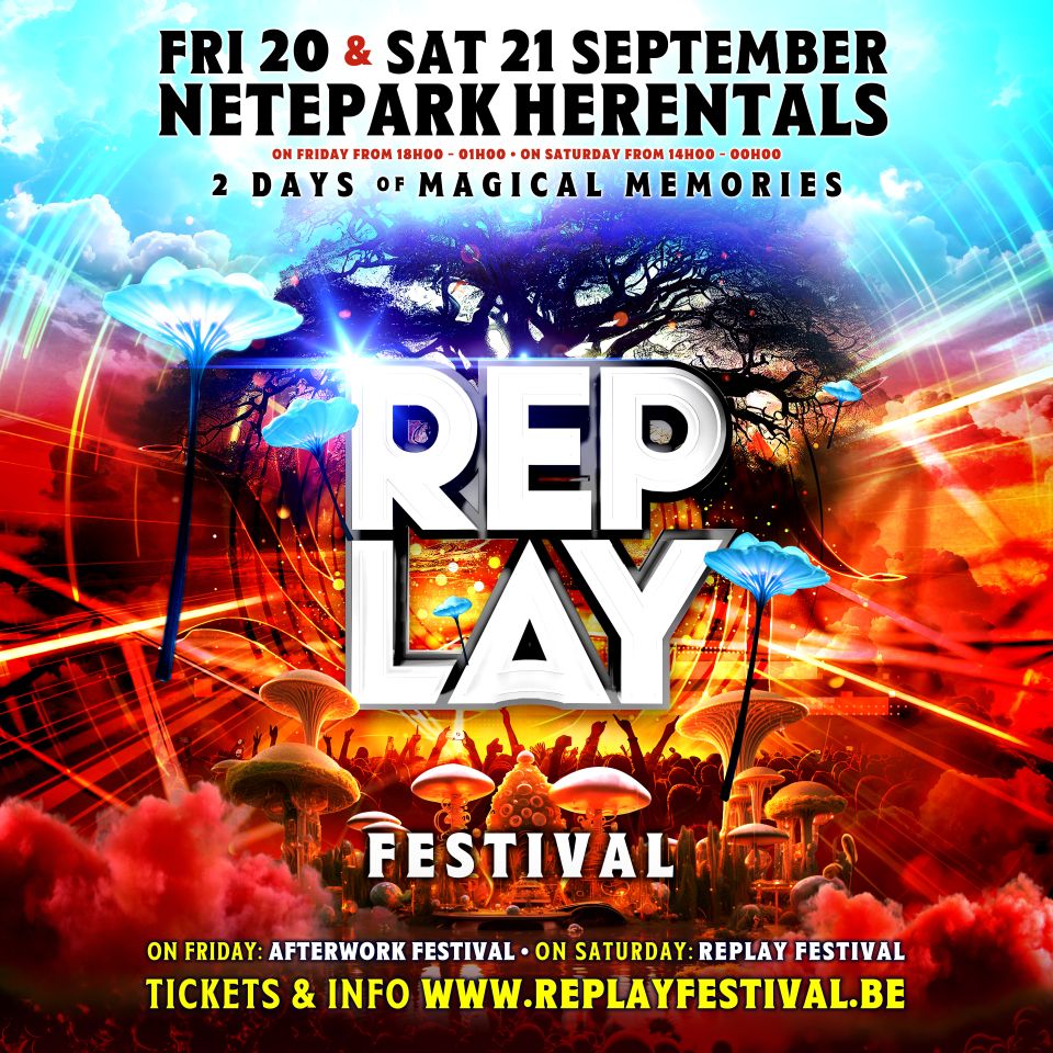 Replay Festival is terug! Vr. 20 en zat. 21 september 2024