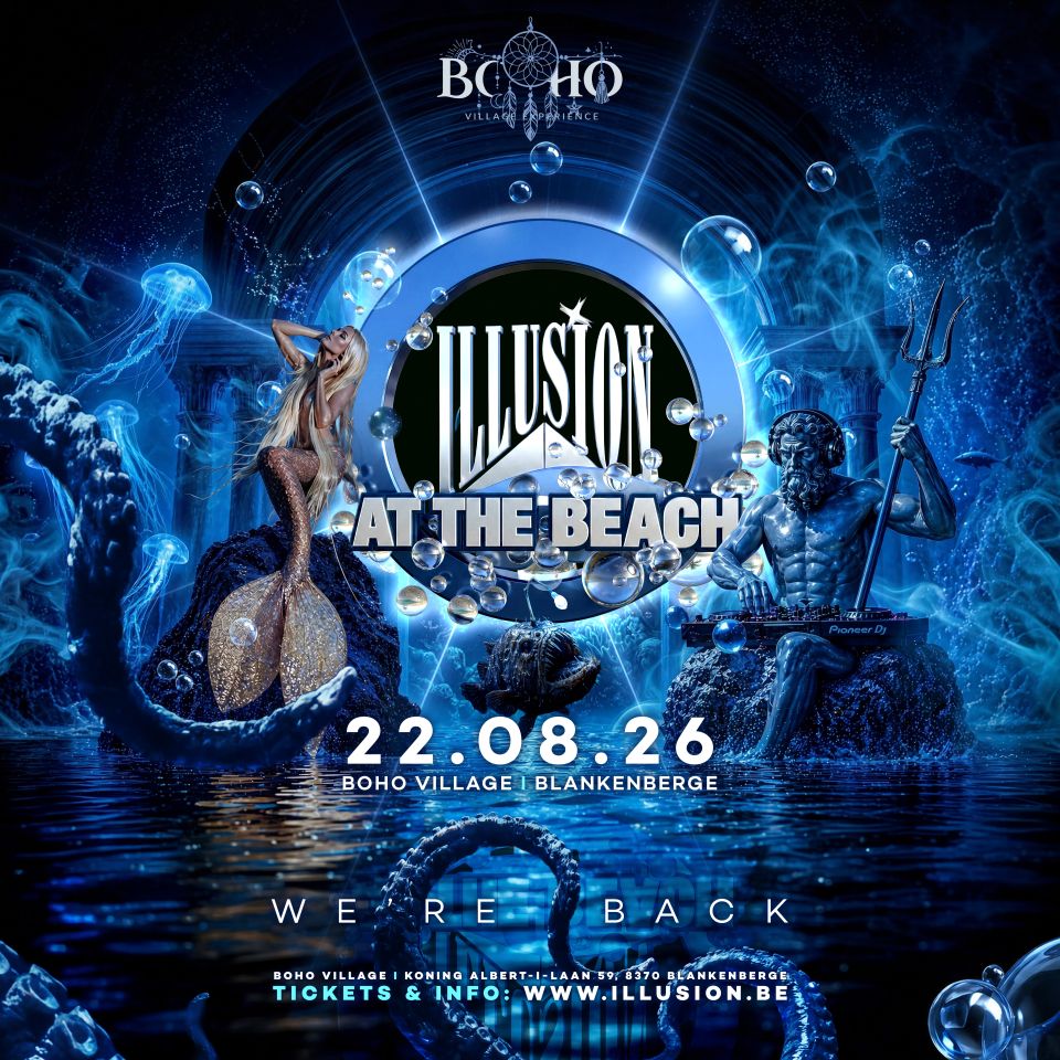 Illusion At The Beach 2026: De re&uuml;nie aan zee